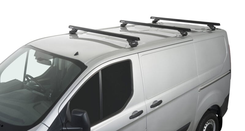 VOLKSWAGEN Transporter T7 SWB 1/2025 Onwards Heavy Duty RLTP Black 3 Bar Roof Rack (JA5418)