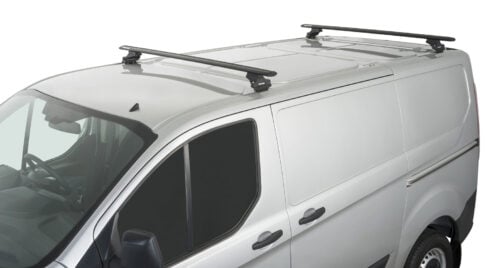 VOLKSWAGEN Transporter T7 SWB 1/2025 Onwards Vortex RLTP Black 2 Bar Roof Rack (JA5413)