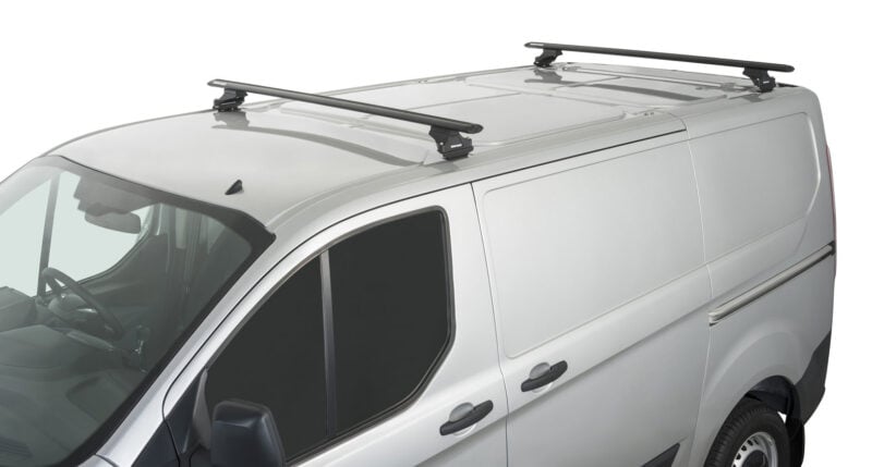 VOLKSWAGEN Transporter T7 SWB 1/2025 Onwards Vortex RLTP Black 2 Bar Roof Rack (JA5413)