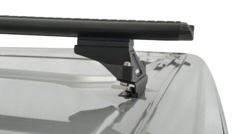 VOLKSWAGEN Transporter T7 SWB 1/2025 Onwards Vortex RLTP Black 2 Bar Roof Rack (JA5413)