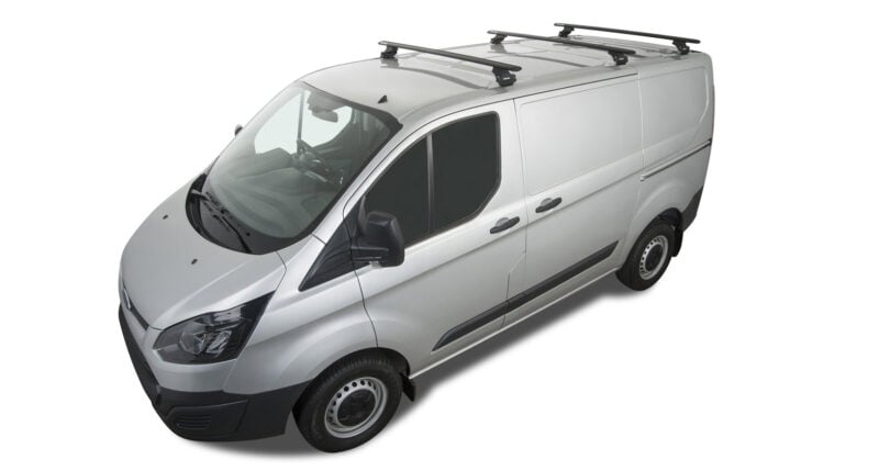 VOLKSWAGEN Transporter T7 SWB 1/2025 Onwards Vortex RLTP Black 3 Bar Roof Rack (JA5417)