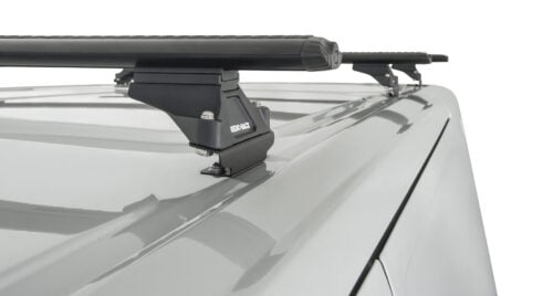 VOLKSWAGEN Transporter T7 SWB 1/2025 Onwards Vortex RLTP Black 3 Bar Roof Rack (JA5417)