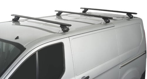 VOLKSWAGEN Transporter T7 SWB 1/2025 Onwards Vortex RLTP Black 3 Bar Roof Rack (JA5417)