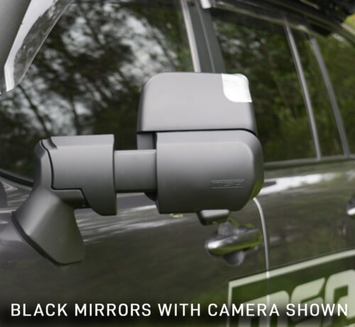 Prado 250 Series Towing Mirrors (Black, Electric, Heated, Indicators, Blind Spot Monitoring, Power Fold, Puddle Light, Memory, Exit Assist) - Image 4