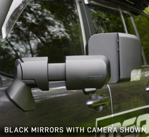 Prado 250 Series Towing Mirrors (Black, Electric, Heated, Indicators, Blind Spot Monitoring, Power Fold, Puddle Light, Memory, Exit Assist) - Image 5