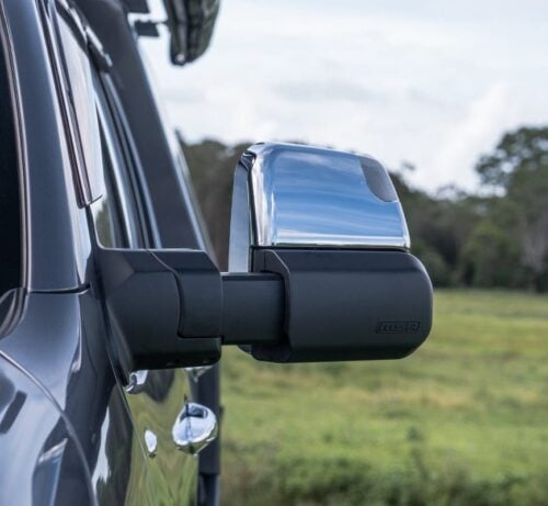 Navara D23 Towing Mirrors (Chrome, Electric) - Image 4