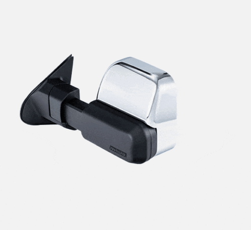 Navara D23 Towing Mirrors (Chrome, Electric) - Image 1