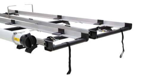 VOLKSWAGEN Caravelle Gen7 (T7) LWB 1/2024 Onwards Multislide Double 3.0m Ladder Rack System with Conduit (JC-00937)