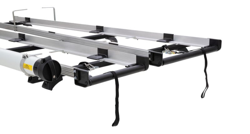 VOLKSWAGEN Transporter T7 SWB 1/2025 Onwards Multislide Double 3.0m Ladder Rack System with Conduit (JC-00937)