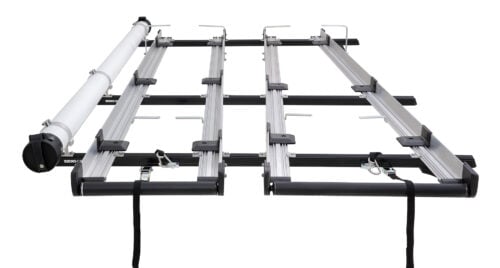 VOLKSWAGEN Transporter T7 SWB 1/2025 Onwards Multislide Double 3.0m Ladder Rack System with Conduit (JC-00937)