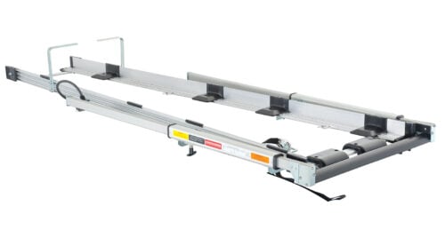 TOYOTA Rav4 Gen 5, XA50 With Flush Rails 5/2019 Onwards Slide Out Ladder Loader (T7-SLRS) with Vortex Bars in Black (JB1723)