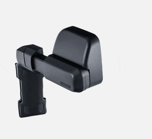 Landcruiser 70-79 Series Towing Mirrors (Black, Manual, Big Base) - Image 2