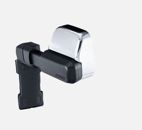 Landcruiser 70-79 Series Towing Mirrors (Chrome, Manual, Big Base) - Image 2