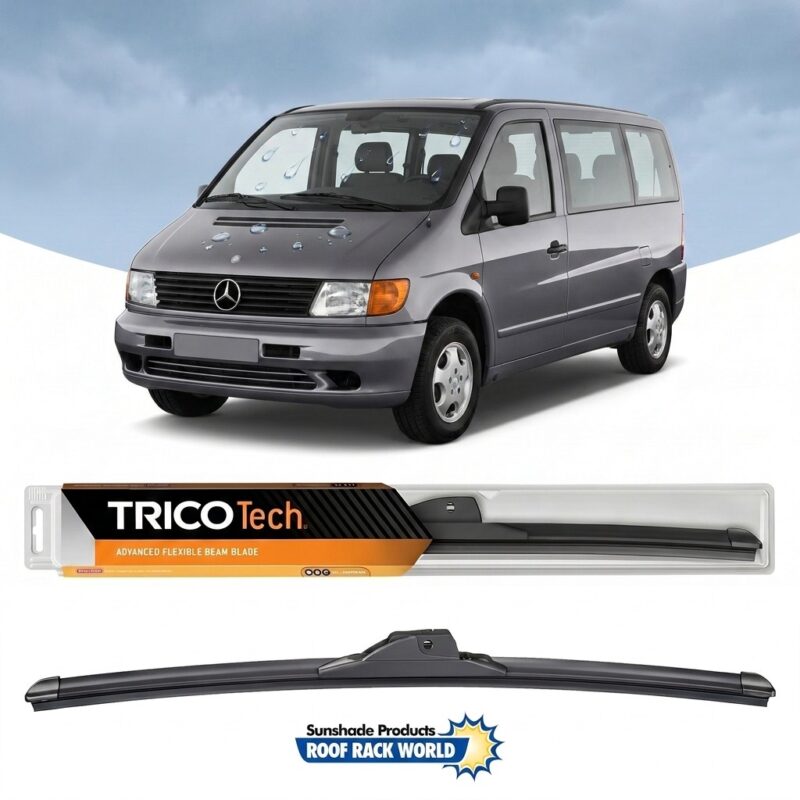 Wiper Blades for MERCEDES BENZ MB1XX SERIES VAN 661 SERIES (1997-2004)