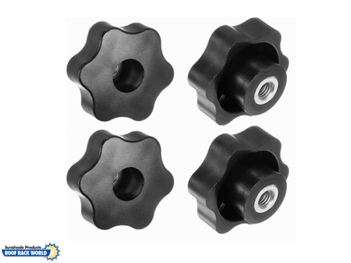 Plastic Knobs M8 Female Thread 48mm - 4 pack