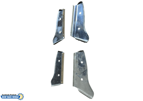 Universal Unpolished Stainless Steel Windscreen Sunvisor Brackets - 2 x Pairs - Image 6