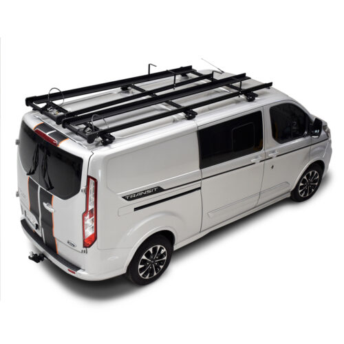 Ford Transit Custom LWB & SWB (02/14 - 12/23) 2 Bar Fixed Mount Aero-Commercial Roof Racks (TTRA1030) - Image 5