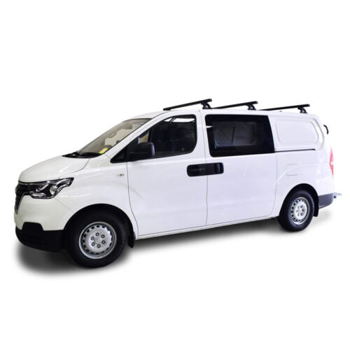 Hyundai iLoad & iMax (02/08 – 03/21) 3 Bar Fixed Mount Low Profile Commercial Roof Racks (TTRC1127) - Image 3
