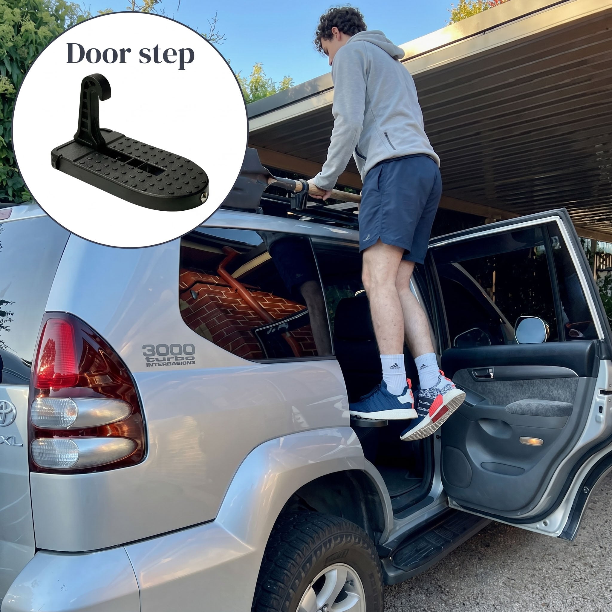 Car Door Folding Foot Step - Hook
