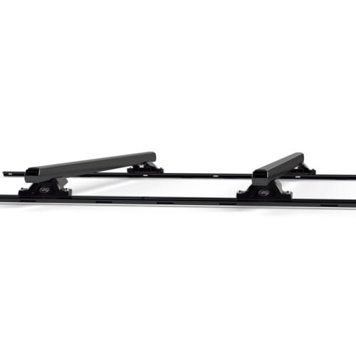Toyota Hilux Dual Cab - Gen 8 (10/15 - Present) 2 Bar Track Mount Low Profile Commercial Roof Racks (VAS.RC1144)