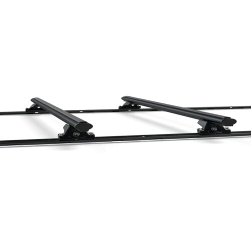 Toyota Hilux Dual Cab - Gen 8 (10/15 - Present) 2 Bar Track Mount Low Profile Aero-Commercial Roof Racks (VAS.RA1144)