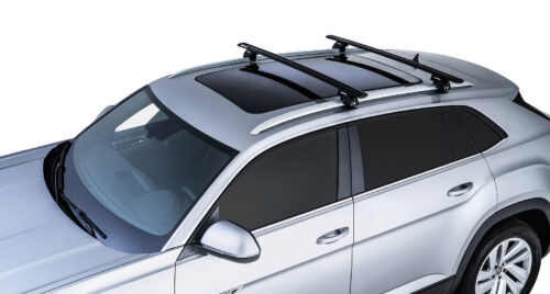 HYUNDAI Palisade Gen 1 With Flush Rails 1/2020 Onwards Vortex SX Black 2 Bar Roof Rack (JB1622)