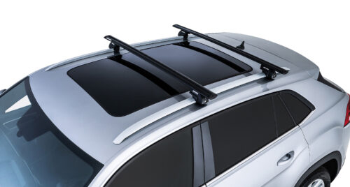 HYUNDAI Palisade Gen 1 With Flush Rails 1/2020 Onwards Vortex SX Black 2 Bar Roof Rack (JB1622)