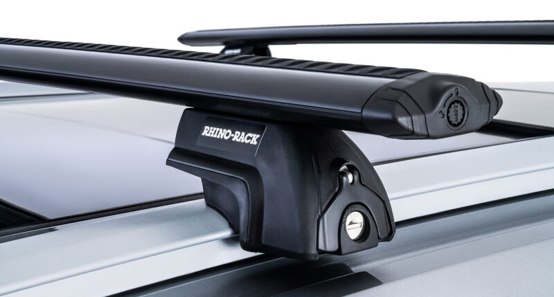 HYUNDAI Palisade Gen 1 With Flush Rails 1/2020 Onwards Vortex SX Black 2 Bar Roof Rack (JB1622)