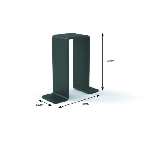 Top Hat Bracket 102x40 single (XC145) - Image 2