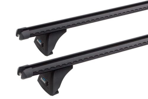 Alfa Romeo Stelvio - 5 Door SUV 2017 - (Flush Rails) | Heavy Duty Bar Black 120 cm Pair