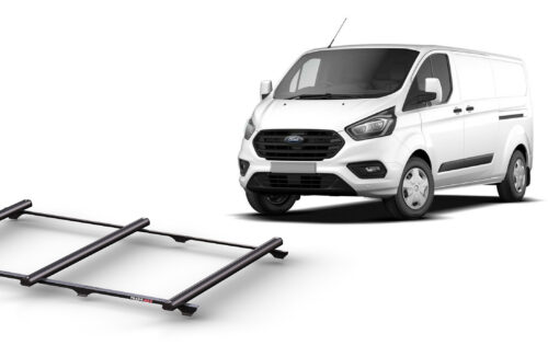 Ford Transit Custom SWB L/Roof (02/14 - 01/24) Trademax Crossbars x 3