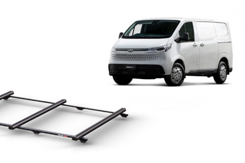 LDV Deliver 7 LWB L/Roof (01/24 - Current) Trademax Crossbars x 3