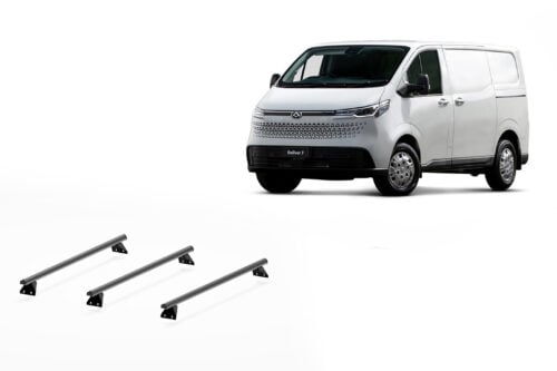 LDV Deliver 7 SWB L/Roof (01/24 - Current) Trademax Crossbars x 3