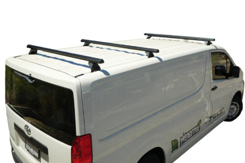 Toyota Hiace LWB (05/19 - Current) Trademax Crossbars x 3 - Image 5