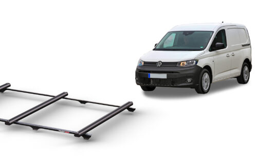 Volkswagen Caddy LWB (05/21 - Current) Trademax Crossbars x 3