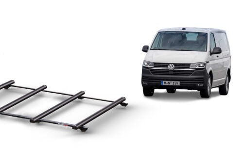 Volkswagen Transporter SWB (08/04 - 2025) Trademax Crossbars x 4