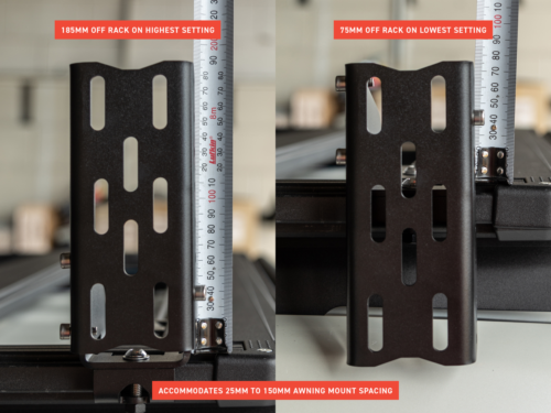 Universal 270 Degree Awning Bracket Set to suit ARB BASE Rack - Image 11