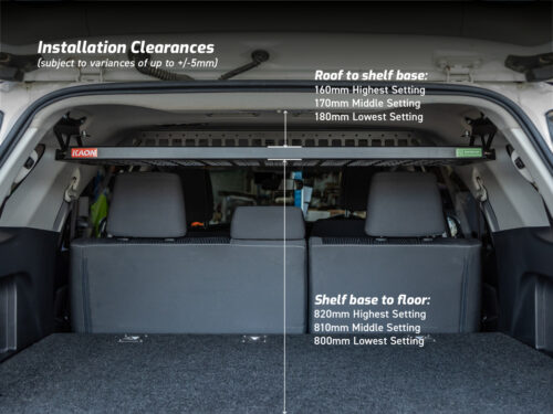 Standalone Rear Roof Shelf to suit Toyota Fortuner - Image 9
