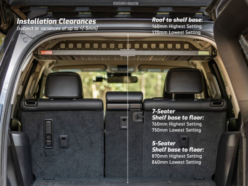 Standalone Rear Roof Shelf to suit Toyota Prado 150 / Lexus GX 460 - Image 13