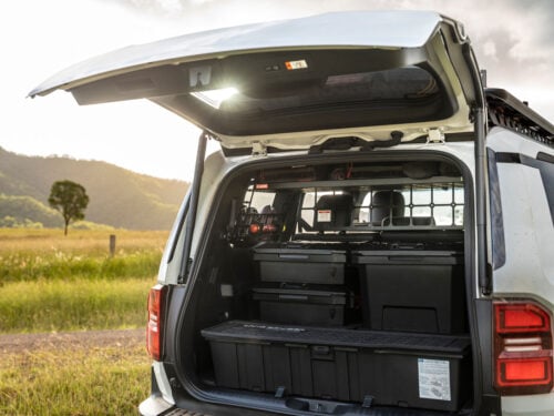 Light Cargo Barrier, Standalone Shelf & Molle Supports to suit the Toyota Prado 250 / Lexus GX 550 - Image 2