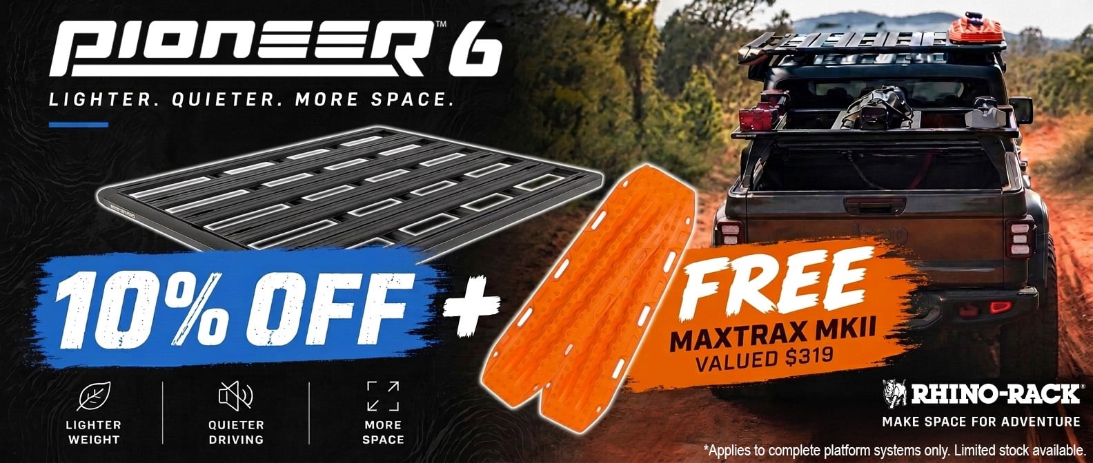 pioneer 6 15% + free maxtrax banner promo 2 copy